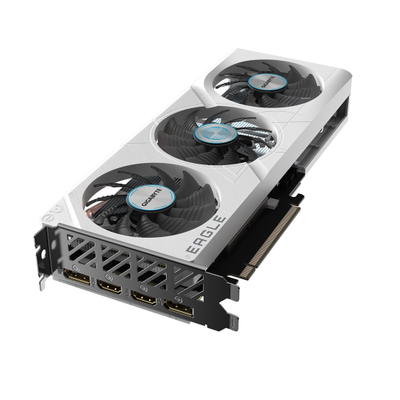Kartë grafike Gigabyte GeForce RTX 4060 EAGLE OC ICE 8G, 8GB GDDR6, PCI-E 4.0, e bardhë