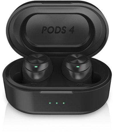 Kufje True Wireless Niceboy HIVE Pods 4, Bluetooth 5.0, IPX5, të zeza