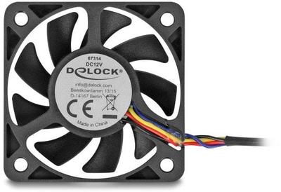 Ventilator PC Delock Axial, 50 x 50 x 10 mm, 12 V DC, i zi