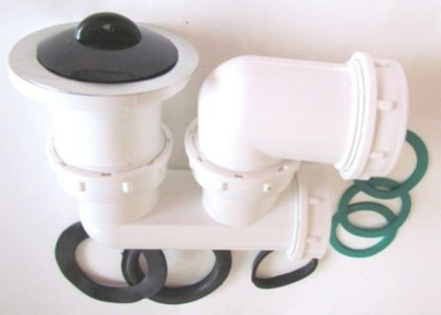 Syfon dushi Unimet SYFON SHOWER TRAY, dalje 50 mm, plastikë dhe çelik inox, ngjyrë argjendi