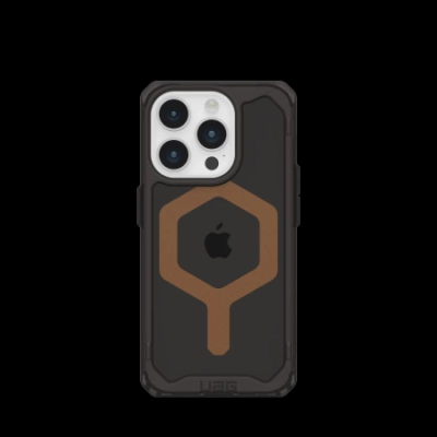 Mbrojtëse telefoni UAG Plyo Pro, MagSafe, për iPhone 15 Pro, e zezë bronzi