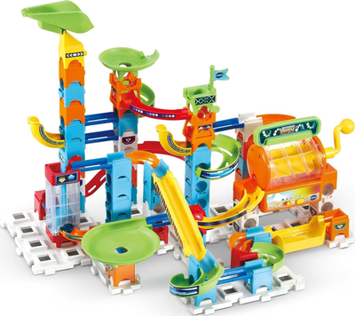 Set për me ndërtu me guralecë VTech Marble Rush Super Action Set L100 E, me zëra, shumëngjyrësh