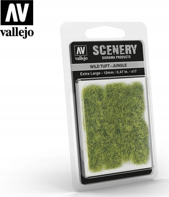Tufa bari dekorativ Vallejo Jungle Wild Tuft Extra Large, 12mm, vetëngjitës