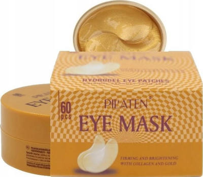 Patch për nën sy Pilaten Eye Mask, hidrogel me kolagjen dhe ar, 60 copë