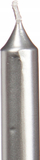 Set qirinjsh dekorativë Acorde Candela, 6 copë, 15 cm, argjendtë