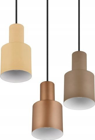 Llambadar varëse Trio Lighting Agudo, me 3 spote, bazë rrethore, shumëngjyrësh