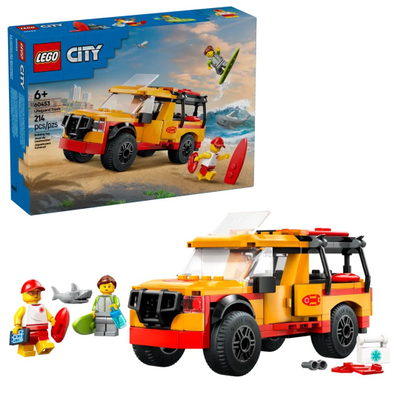 Lodër LEGO City Lifeguard Intervention Vehicle 60453, automjet shpëtimi, për fëmijë, shumëngjyrësh
