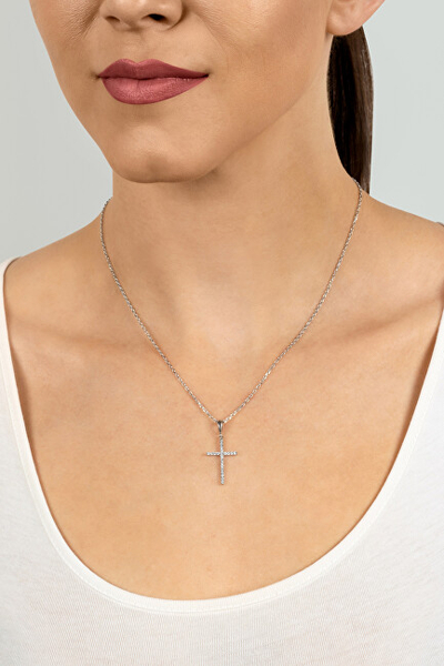 Qafore Brilio Silver Cross NCL50W