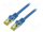 Kabllo rrjeti Goobay 69394, Cat 6a S/FTP, 1m, blu