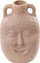 Vazo dekorative Beliani VERIA, porcelan, 26 cm, bezhë rëre krem
