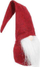 Figurë dekorative Xmas A Standing Red Gnome, vajzë, e kuqe