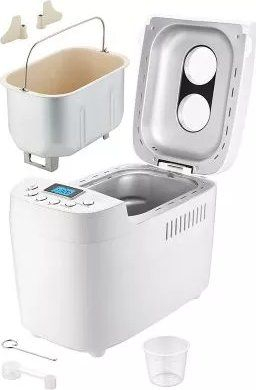 Makina e bukës Unold Backmeister Big White 9GBMDX23, 15 programe, trup inoks, e bardhë