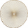 Napesë zbukuruese Zeller Mandala, rrumbullake, PVC, e bardhë