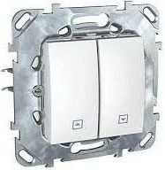 Çelës Schneider Electric Unica Plus LouverEd Polar, i bardhë 