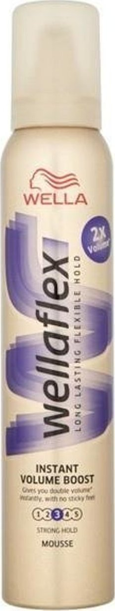 Shkumë flokësh Wella Wellaflex Instant Volume Boost, mbajtje e fortë, 200ml
