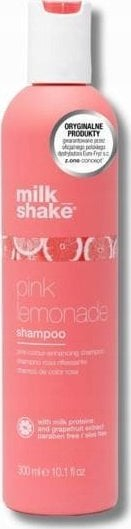 Shampo për flokë Milk_shake Pink Lemonade, 300ml, për flokë të dekoloruar, rozë