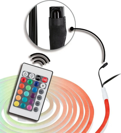 Shirit LED Paulmann SimpLED Outdoor RGB, 5m, për jashtë, i bardhë