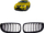 Grillë para BMW Seria 3 E92 E93, Single Line, mat, e zezë