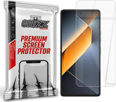 Mbrojtës ekrani GrizzGlass HybridGlass për Tecno Pova 6 Pro, xham hibrid, transparencë e lartë