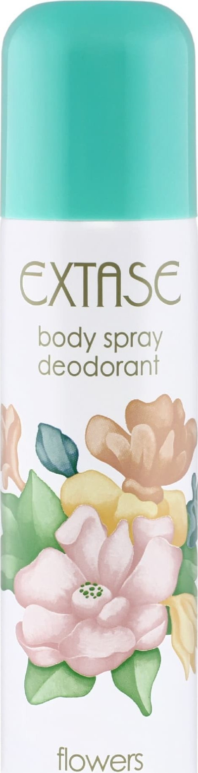 Deodorant spraj Extase Flowers, 150ml, erë lulesh, për goca