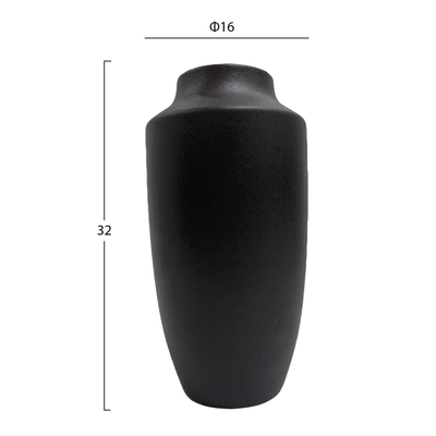 Dekor tavoline qeramike Galad Φ16x32Hcm (HM4588.02), zezë