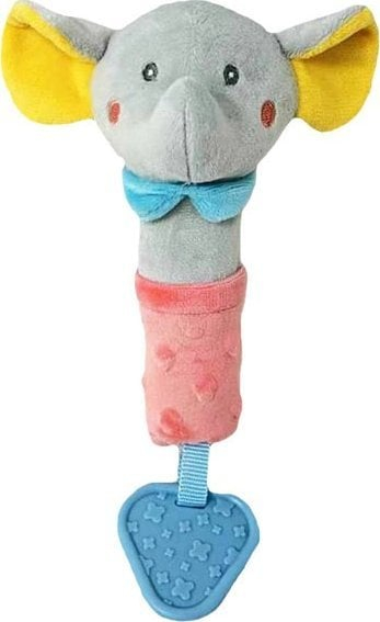 Lodër muzike Tulilo Elefant, 17 cm, për foshnja, gri
