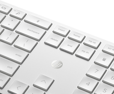 Set tastierë dhe maus HP 650 Wireless, e bardhë