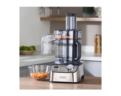 Robot kuzhine Kenwood Multipro XL Weigh +, peshore e integruar, blender ThermoResist, argjendtë gri