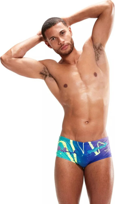 Rroba banje për burra Speedo Club Training Brief, 14cm, ECO Endurance+, blu vjollcë
