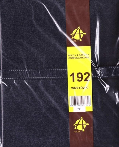 Mbajtës kartvizitash Antra 192, 8 ndarje, blu e errët
