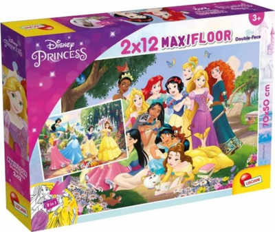 Puzzle Lisciani Supermaxi 2x12 Minnie, me dy anë, për kalamaj