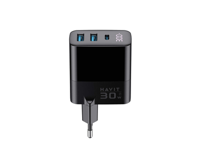 Karikues muri Havit UCLE001, 30W, 2x USB, i zi
