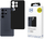 Mbështjellës telefoni 3mk Matt Case Pro për Samsung Galaxy S26 Ultra, mikrofibër e brendshme, përfundim mat, i zi