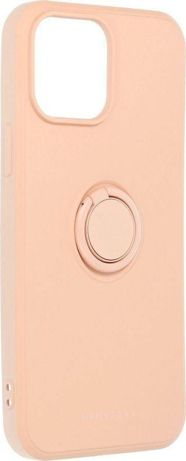 Futera telefoni Roar Futera Amber për iPhone 13 Pro Max, me unazë 360°, TPU matte, rozë