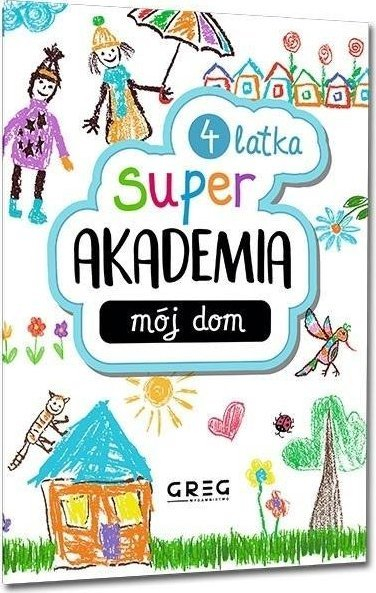Libër edukativ Super Academy My Home, aktivitete me ngjitëse, 4 vjeç