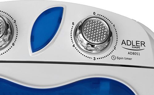Lavatriçe portative Adler Rotor AD 8051, 3kg, 400W, e bardhë 4