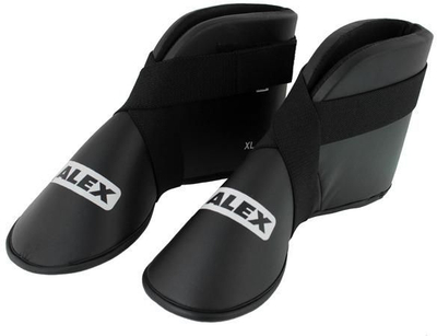 Mbrojtëse për këmbë Alex, L, të zeza