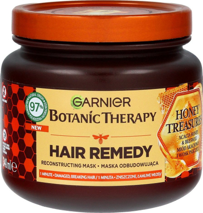 Maskë rigjeneruese flokësh Garnier Botanic Therapy Hair Remedy, për flokë të prishur, 340 ml