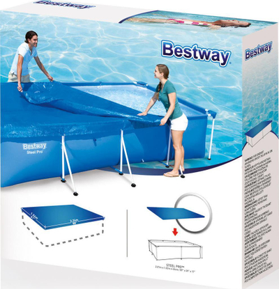 Покривка за базен Bestway Steel Pro Rectangle, 221 x 150 см