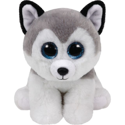 Kukull qen për fëmijë TY Husky, i bardhë