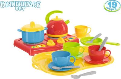 Set loje kuzhine Technok Marinka 1554, 19 pjesë, shumëngjyrësh