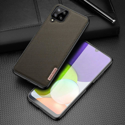 Këllëf telefoni Dux Ducis Fino, Samsung Galaxy A22 4G, najlon, jeshil