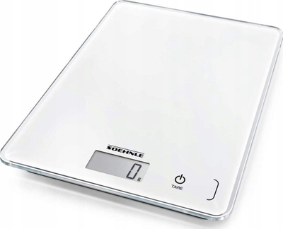 Peshore digjitale kuzhine Soehnle KWD Page Compact 300, kapacitet 5 kg, montim në mur, e bardhë