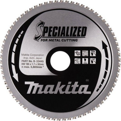 Disk prerës për metal Makita Specialized 185x30, 70 dhëmbë