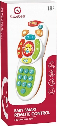 Lodër interaktive Peekaboo Educational, telekomandë muzikore, drita dhe tinguj, shumëngjyrëshe