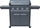 Grill me gaz Campingaz 4 Series Premium, 72 x 46 cm, i hirtë