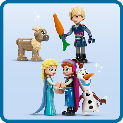 Lodër me tulla Disney Frozen Elsa Ice Palace, kështjellë akulli, për kalamaj, shumëngjyrëshe