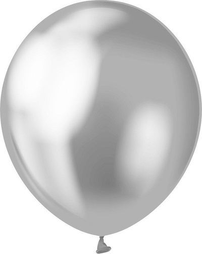Балони Godan Beauty & Charm Platinum, 25 см, 50 парчиња, сребрена боја