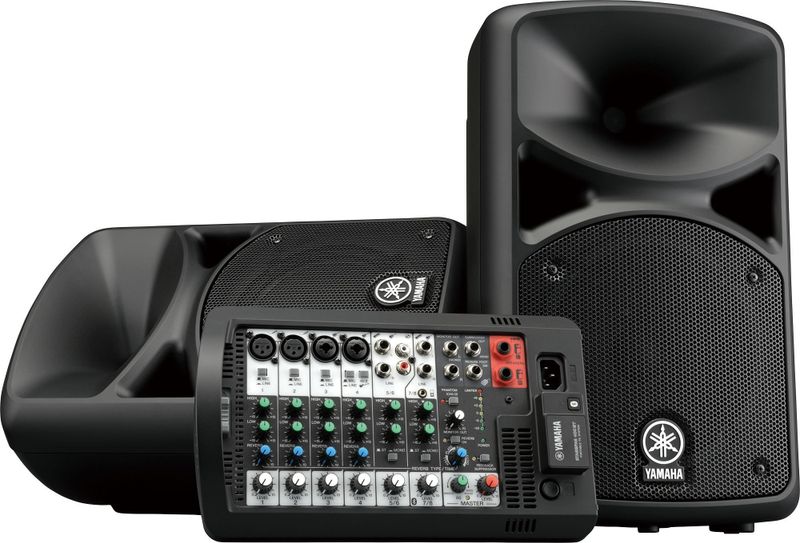 Sistem PA portativ Yamaha STAGEPAS400BT, 400W, mikser 8 kanale, i zi