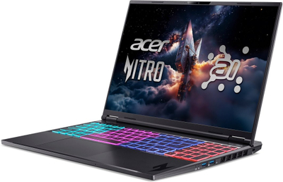 Laptopi Acer Nitro 16 AI AN16-61, Ryzen AI 7 350, 16GB, 1TB SSD, RTX 5070 Ti, 180Hz, i zi